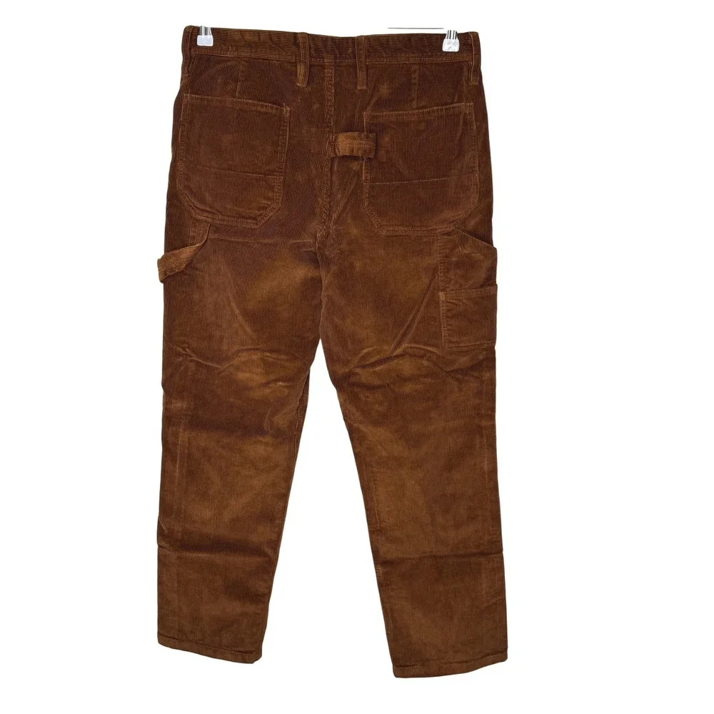 J. Crew Wallace & Barnes Corduroy Painter Pants 31W Amber Brown